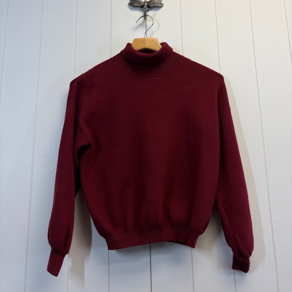 Lulus Dark Academia Turtleneck Sweater Women Size S Preppy Closet Staple Cozy